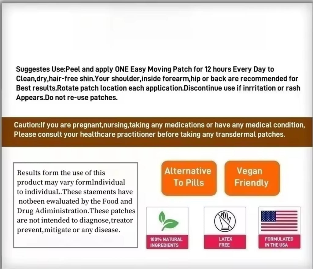 Tribulus Terrestris-Extrakt Transdermal Patches